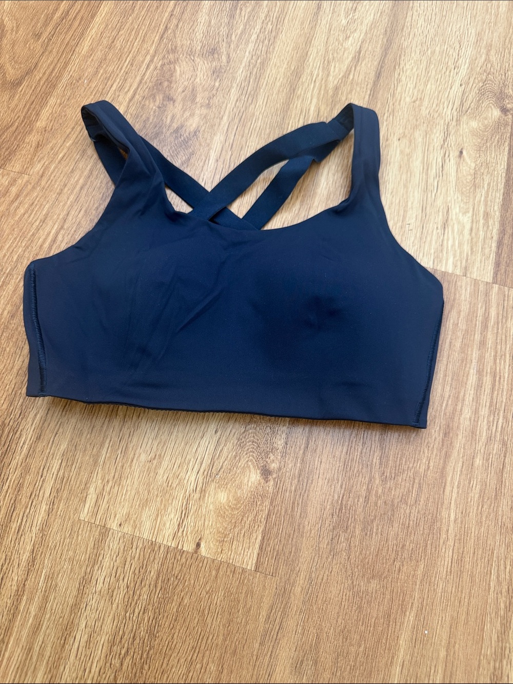 Women's Lululemon Energy Sport Bra True Navy Blue - Cross strap
